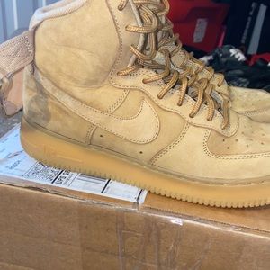 Wheat high top nikes